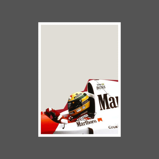 Ayrton Senna - Canvas Print