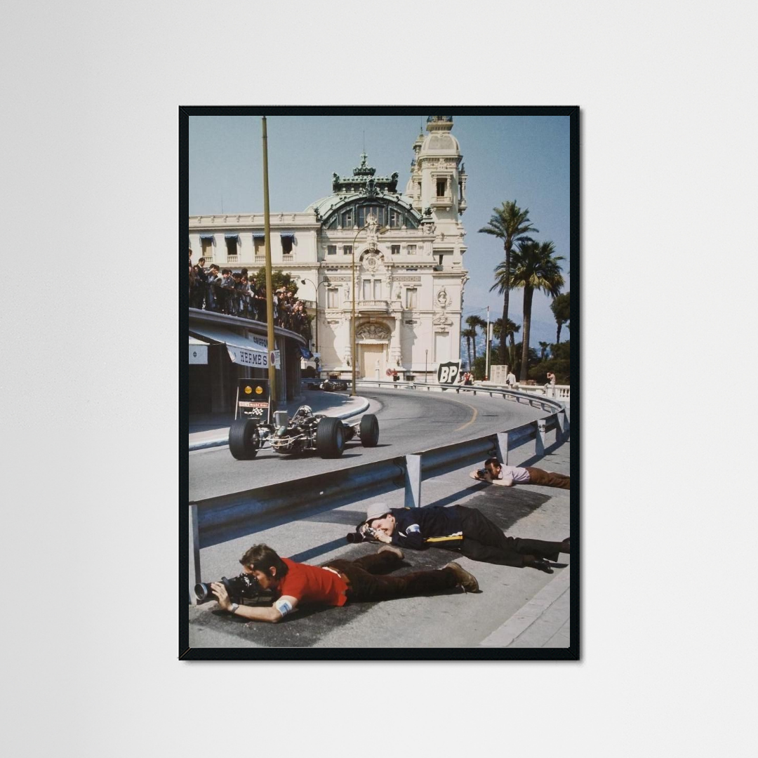 1969 Monaco GP Photographers -  Canvas Print