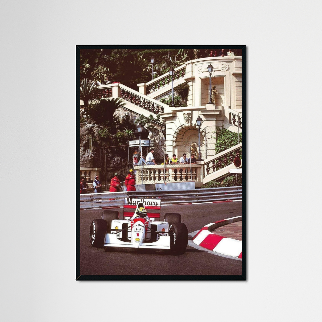 Aytron Senna 1989 Monaco GP McLaren MP4/5 -  Canvas Print