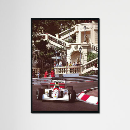 Aytron Senna 1989 Monaco GP McLaren MP4/5 -  Canvas Print