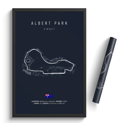 Albert Park Circuit - Racetrack Canvas Print