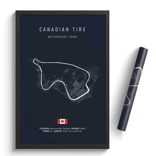 Canadian Tire Motorsport Park - Racetrack Canvas Print