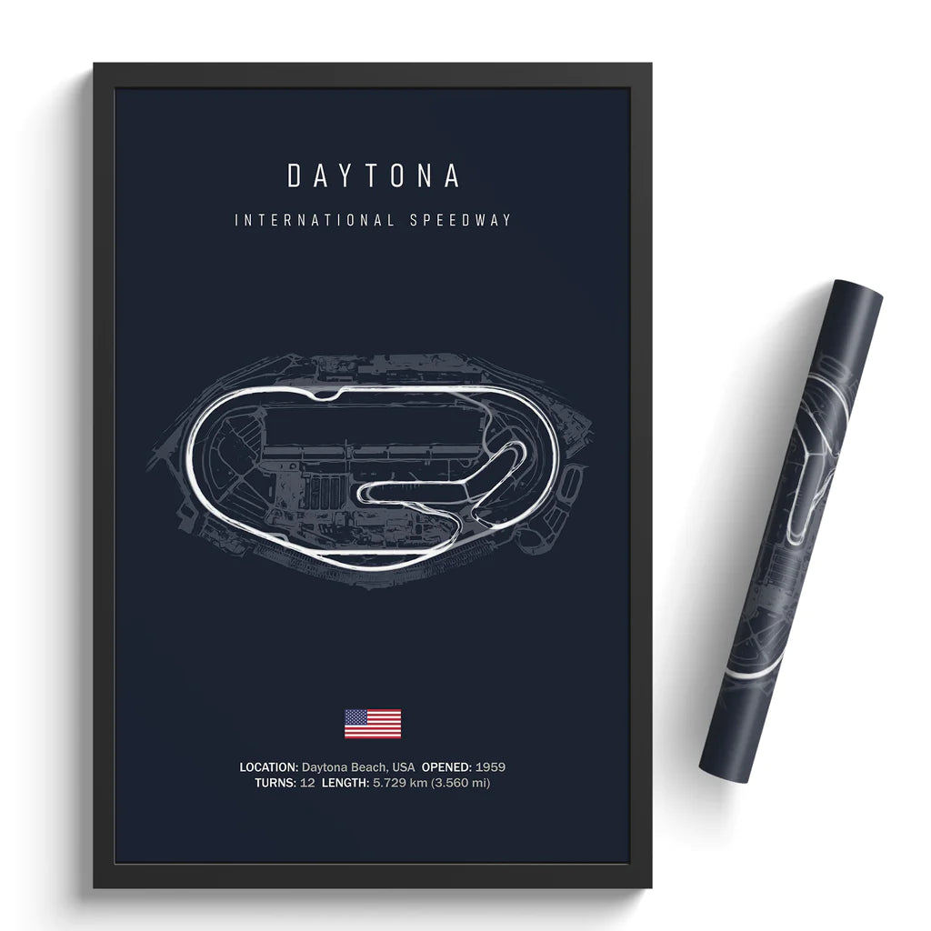 Daytona International Speedway Road Course - Racetrack Canvas Print