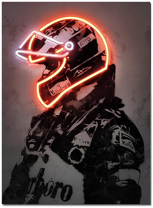 Michael Schumacher -  Canvas Print(NEON)