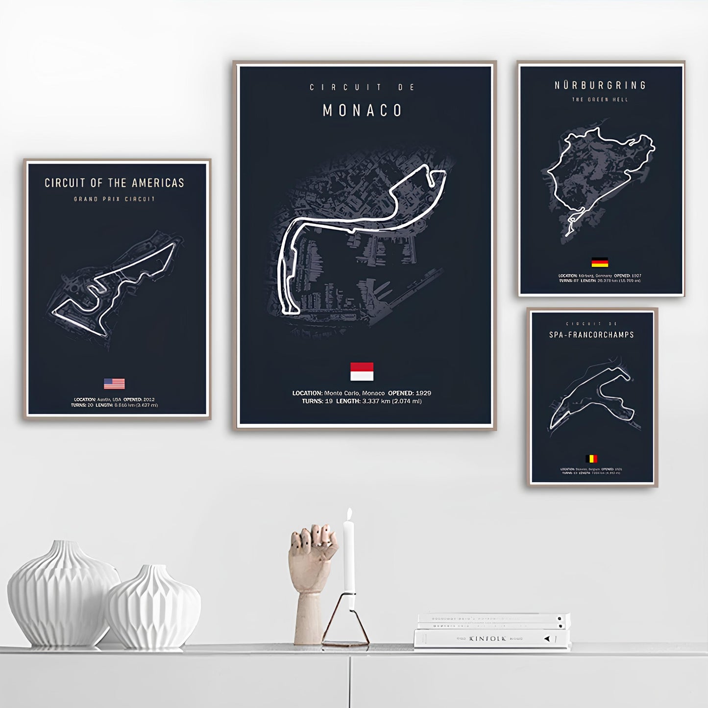 Circuit de Monaco - Racetrack Canvas Print