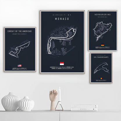 Albert Park Circuit - Racetrack Canvas Print