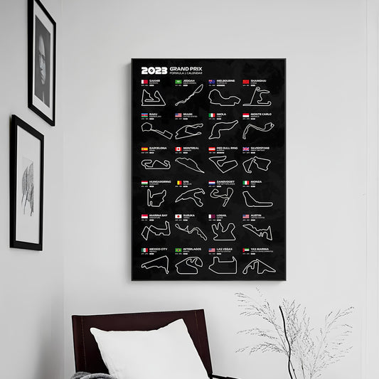 2022 GRAND PRIX- Racetrack Canvas Print