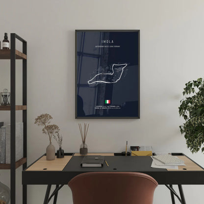 Autodromo Enzo e Dino Ferrari Imola - Racetrack Canvas Print