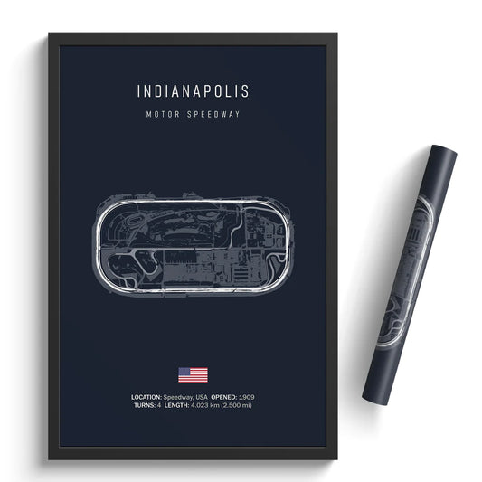 Indianapolis Motor Speedway - Racetrack Canvas Print