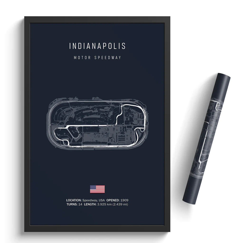 Indianapolis Motor Speedway Road Course - Racetrack Canvas Print