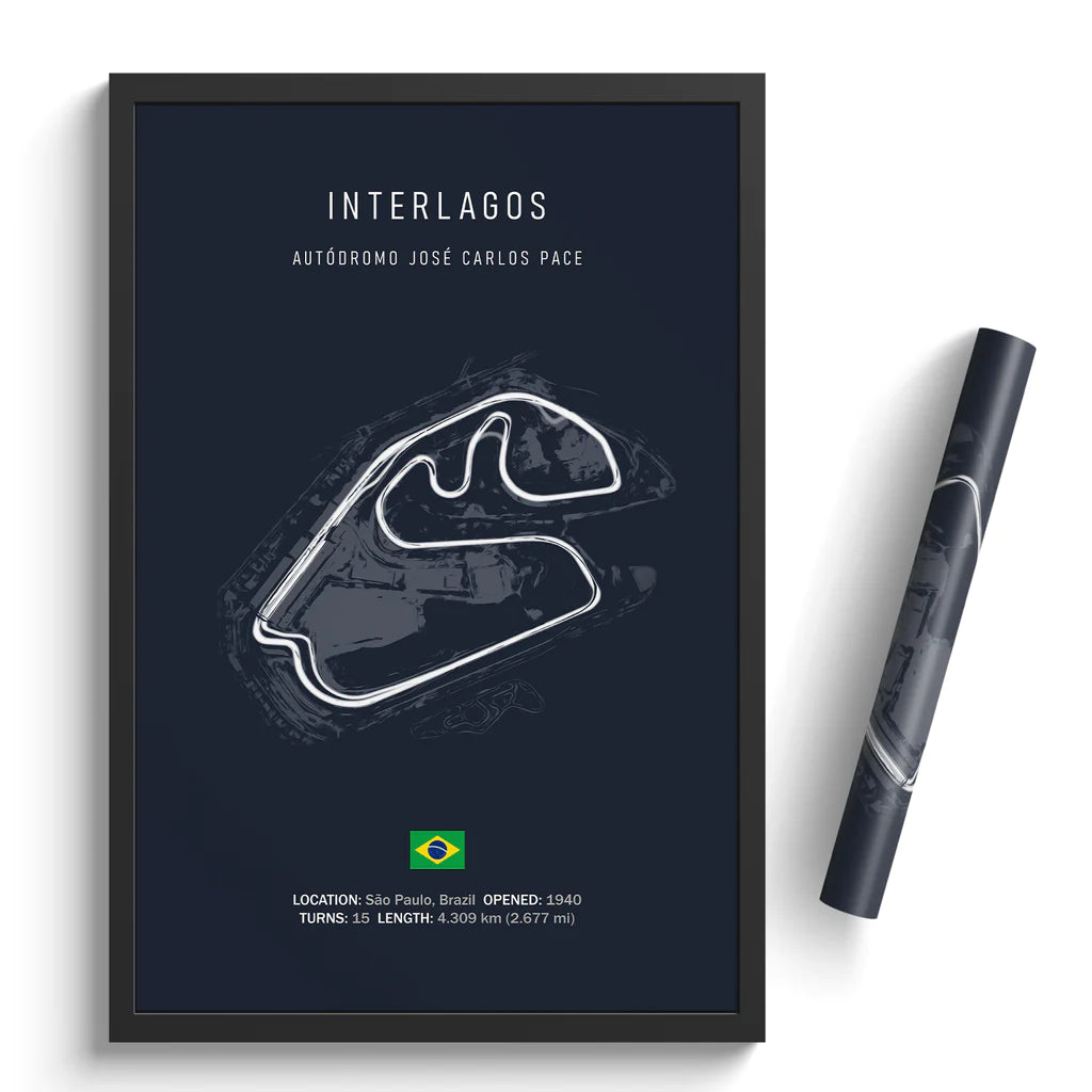 Autódromo José Carlos Pace Interlagos - Racetrack Canvas Print