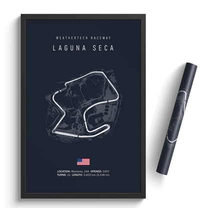 Laguna Seca - Racetrack Canvas Print