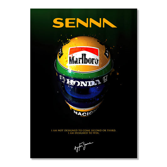 Ayrton Senna - Canvas Print