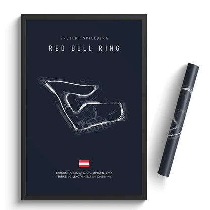 Red Bull Ring - Racetrack Canvas Print