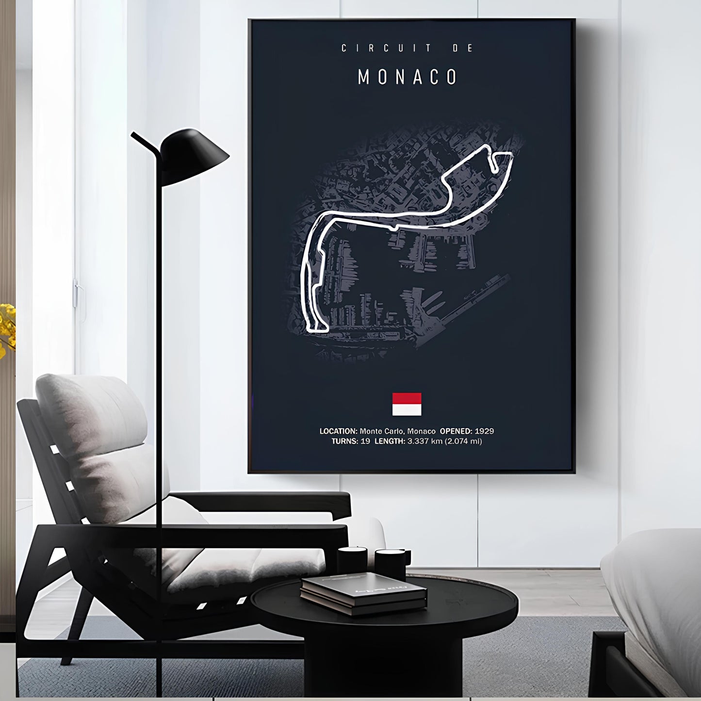 Circuit de Monaco - Racetrack Canvas Print