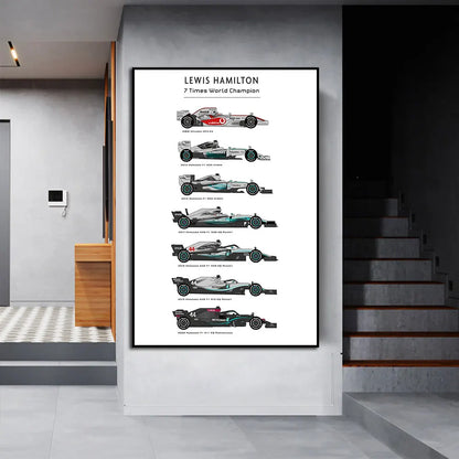 Lewis Hamilton - Canvas Print ürününün kopyası