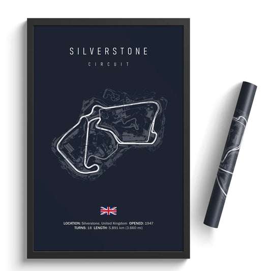 Silverstone Circuit - Racetrack Canvas Print