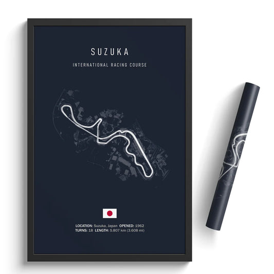 Suzuka International Racing Course - Racetrack Canvas Print