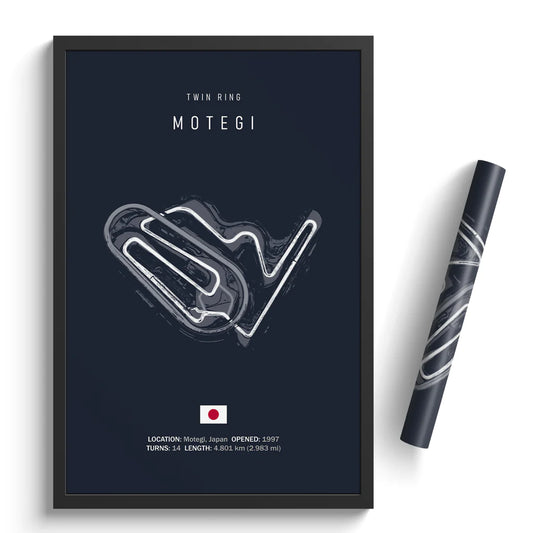 Twin Ring Motegi - Racetrack Canvas Print