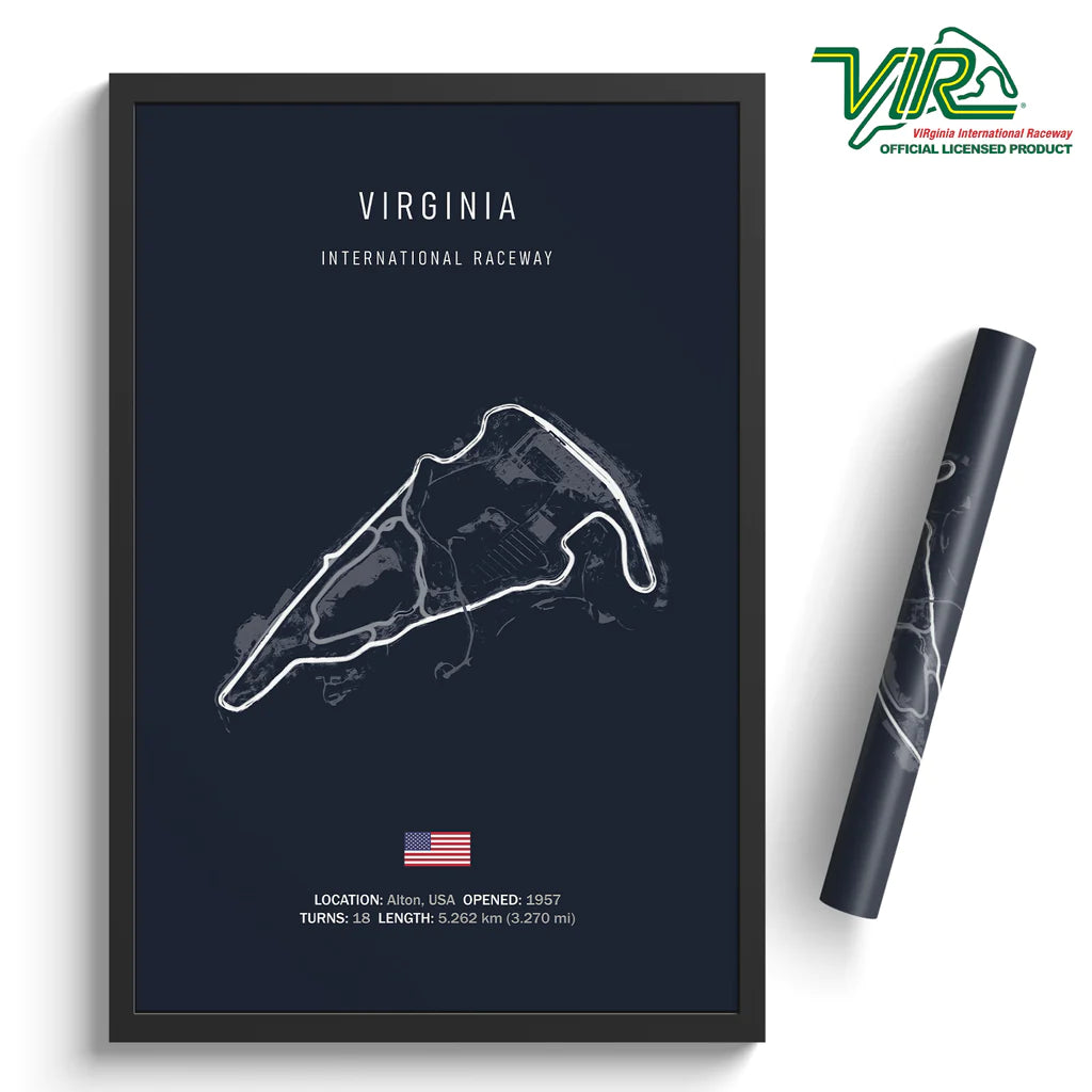 Virginia International Raceway - Racetrack Canvas Print