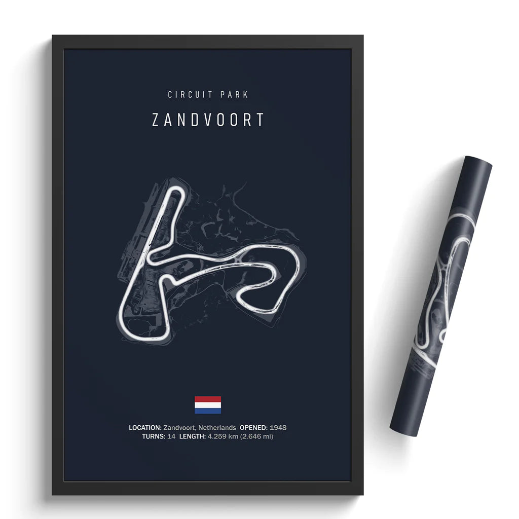 Circuit Park Zandvoort - Racetrack Canvas Print