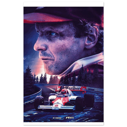 Niki Lauda - Premium Matte Paper Poster