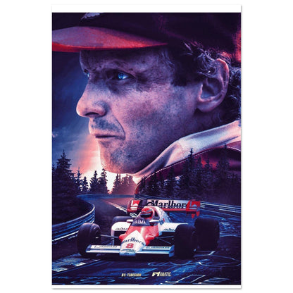 Niki Lauda - Premium Matte Paper Poster