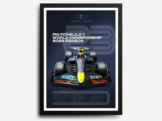 Red Bull Racing Team - Canvas Print