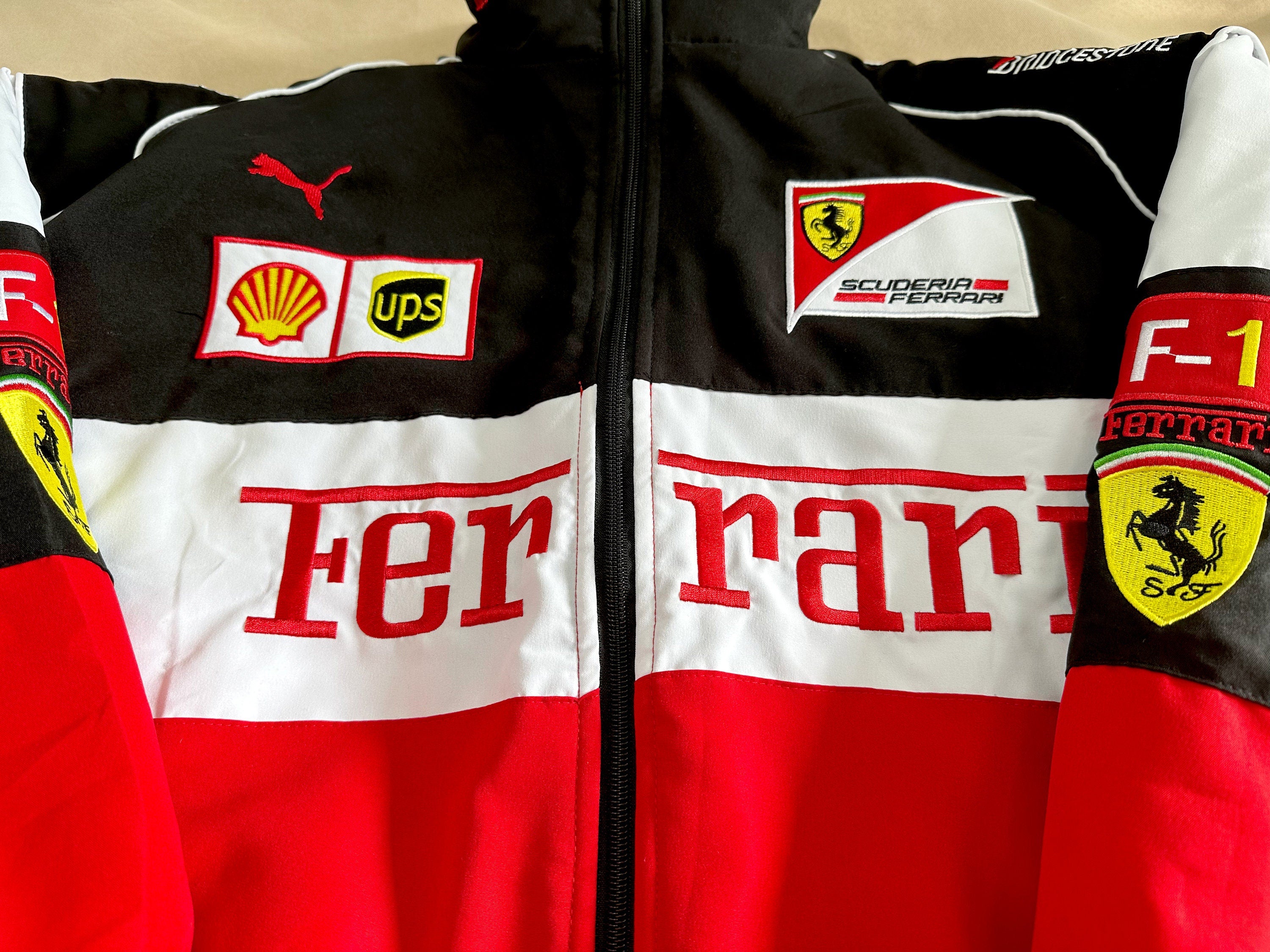 White cheap ferrari jacket