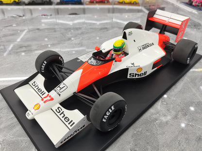 Minichamps 1:12 F1 McLaren MP4 5B Senna NO.27 Limited Edition Resin Metal Static Car Model Toy Gift