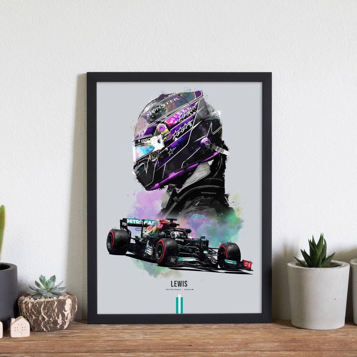 Lewis Hamilton - Canvas Print