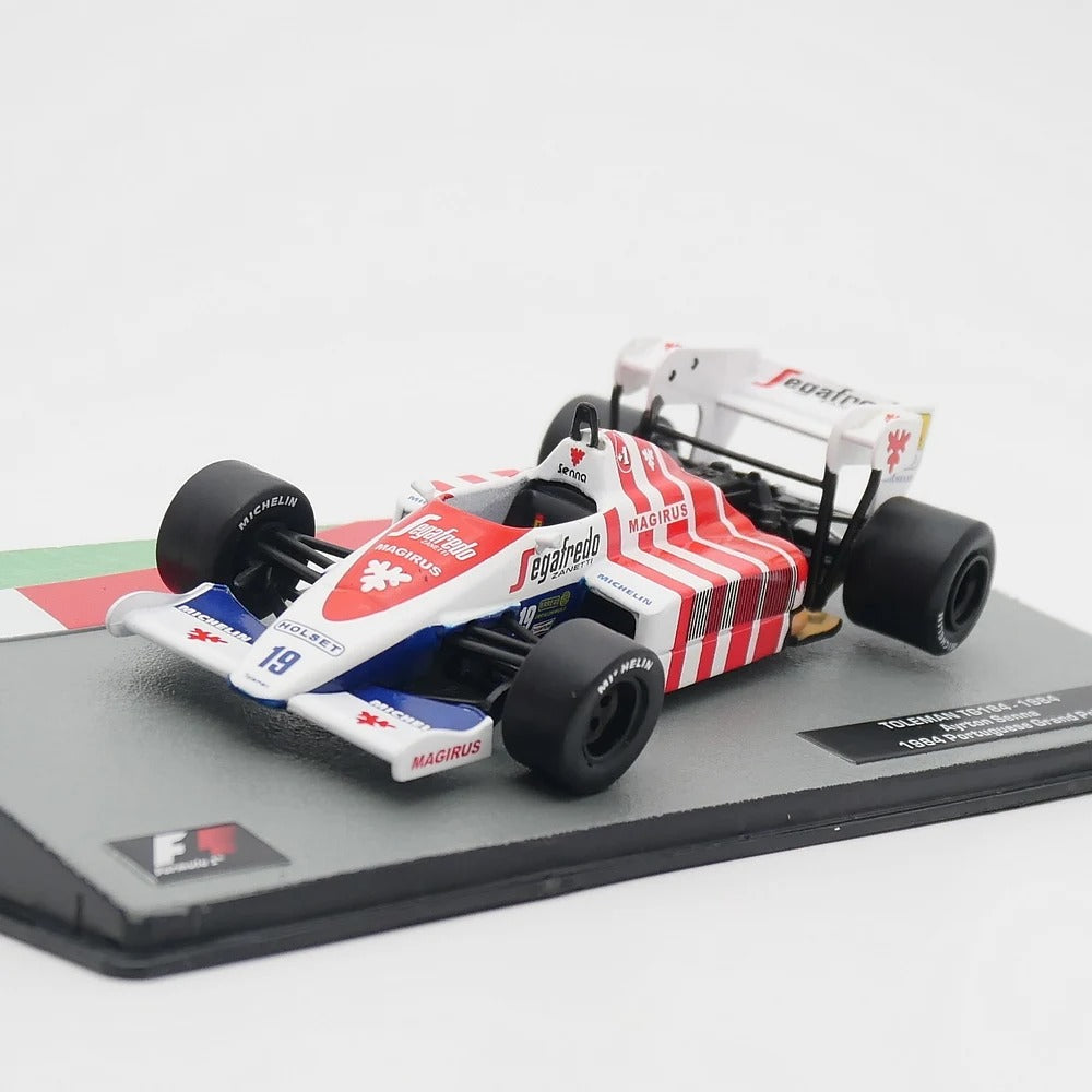 Ixo 1:43 Toleman TG184 1984 Ayrton Senna Diecast Car Model