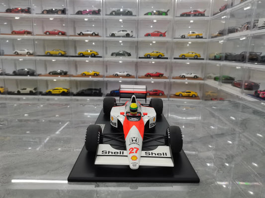 Minichamps 1:12 F1 McLaren MP4 5B Senna NO.27 Limited Edition Resin Metal Static Car Model Toy Gift