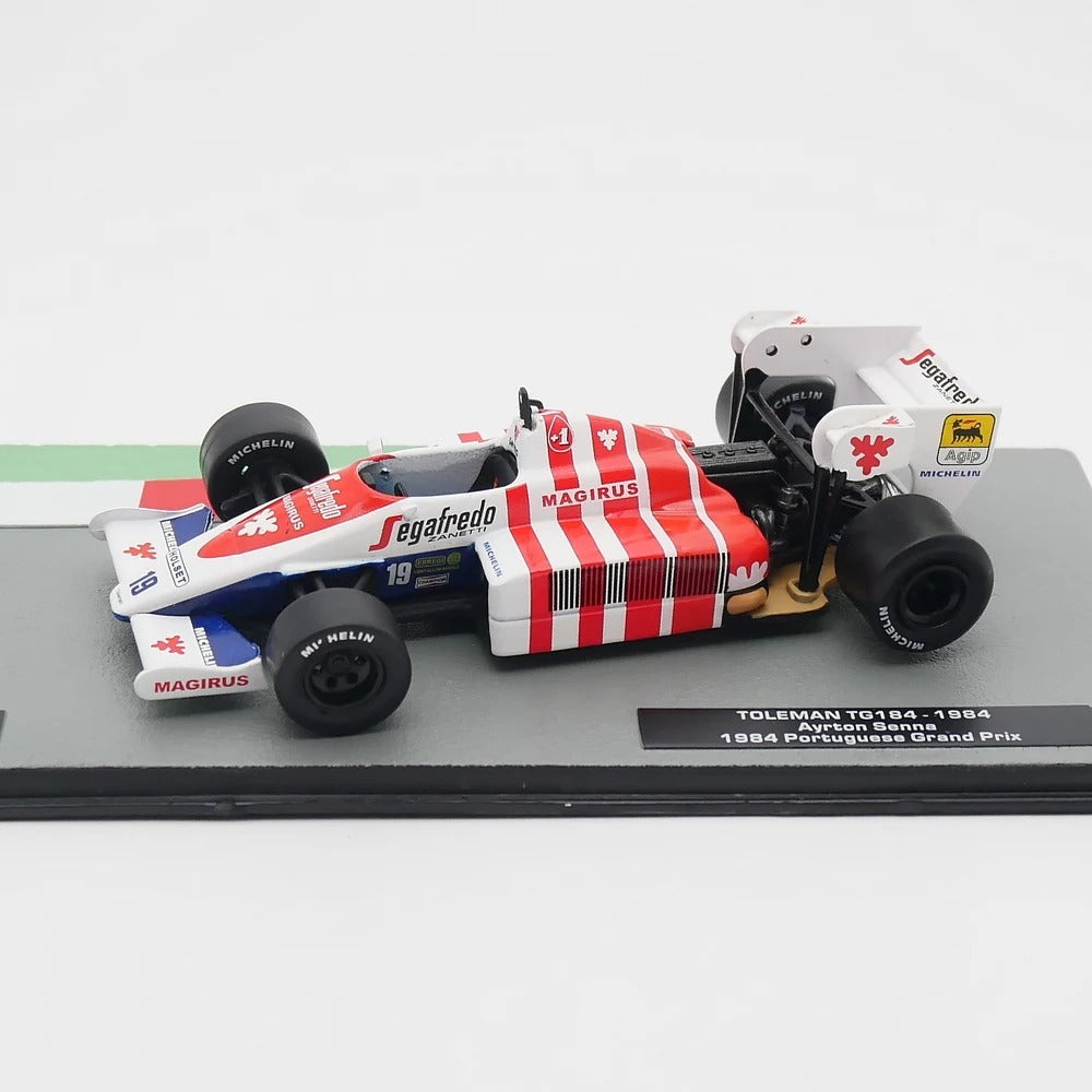 Ixo 1:43 Toleman TG184 1984 Ayrton Senna Diecast Car Model