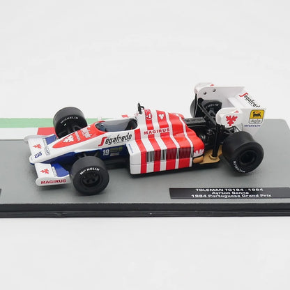 Ixo 1:43 Toleman TG184 1984 Ayrton Senna Diecast Car Model