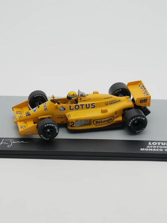 Ixo 1:43 Lotus 99T Ayrton Senna Monaco GP 1987 Diecast Car Model