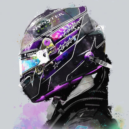 Lewis Hamilton - Canvas Print