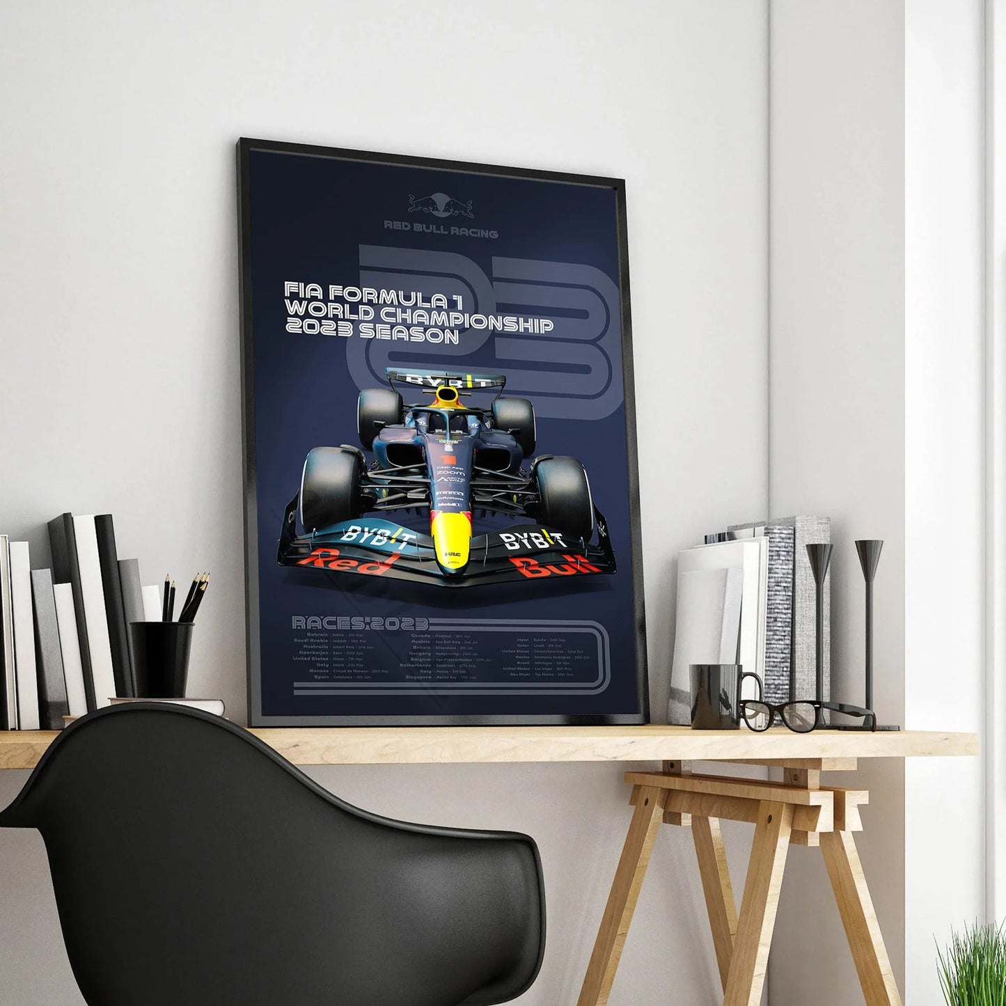 Ferrari Team - Canvas Print