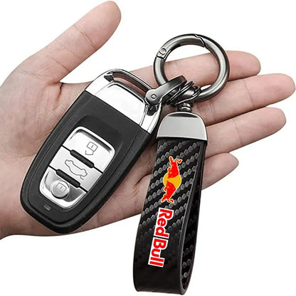 Red Bull Carbon fiber premium keychain