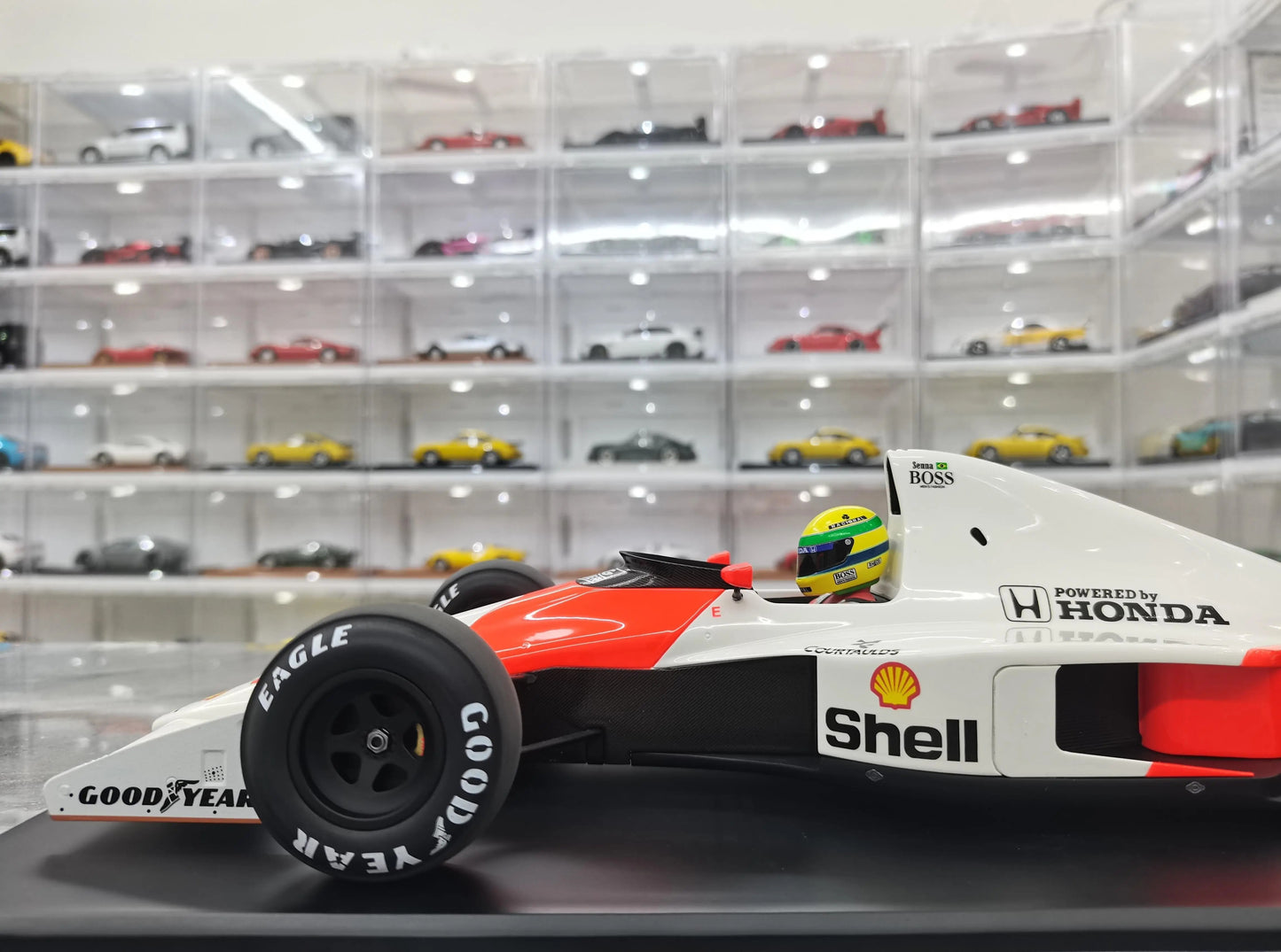 Minichamps 1:12 F1 McLaren MP4 5B Senna NO.27 Limited Edition Resin Metal Static Car Model Toy Gift