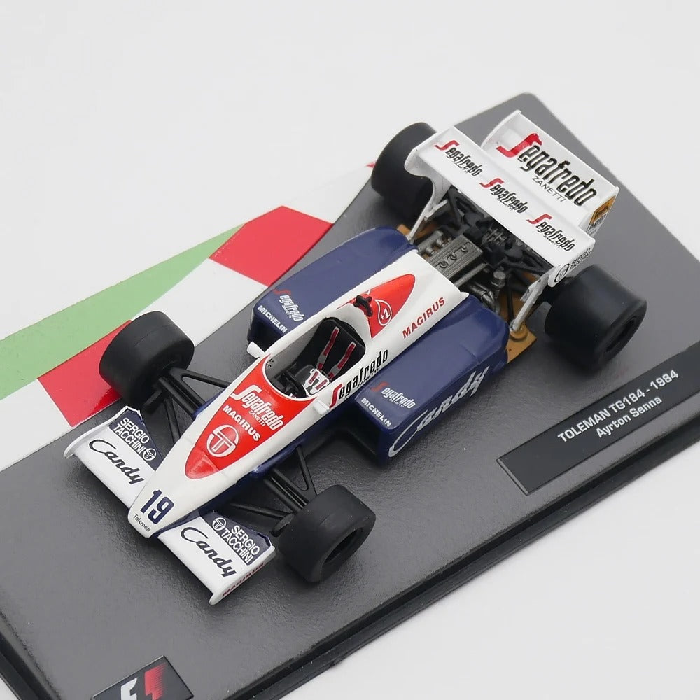 Ixo 1:43 Toleman TG184 1984 Ayrton Senna Diecast Car Model