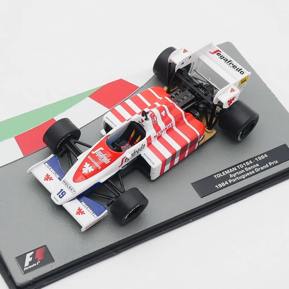 Ixo 1:43 Toleman TG184 1984 Ayrton Senna Diecast Car Model