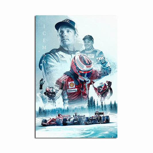 Kimi Raikkonen - Canvas Print