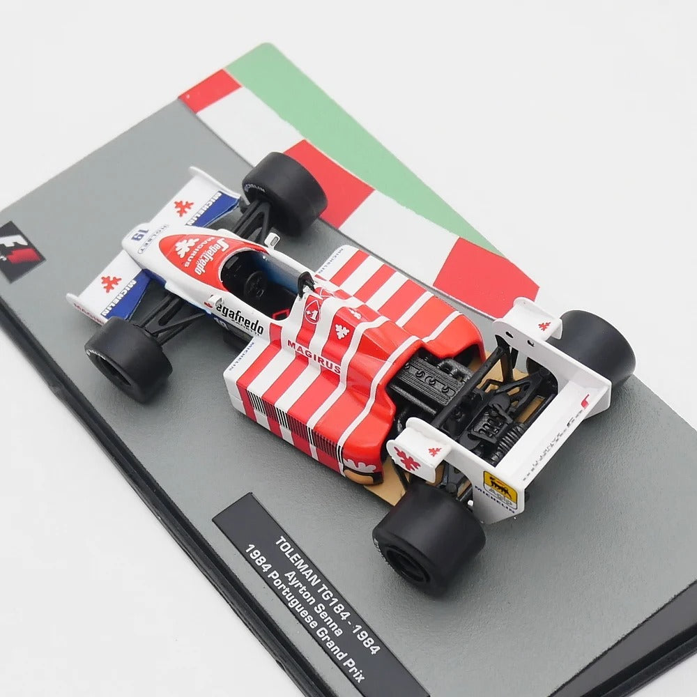 Ixo 1:43 Toleman TG184 1984 Ayrton Senna Diecast Car Model