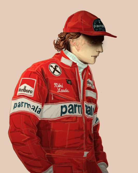 Niki Lauda - Premium Matte Paper Poster