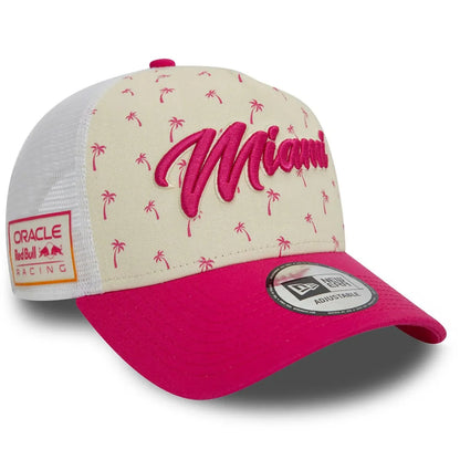 Red Bull Racing Miami Race Special Off White 9FORTY E-Frame Trucker Cap