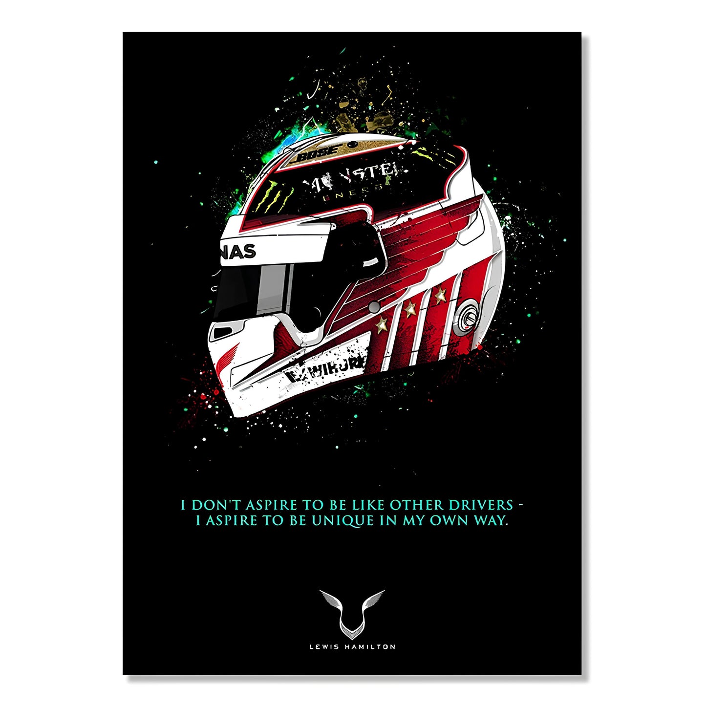 Lewis Hamilton - Canvas Print