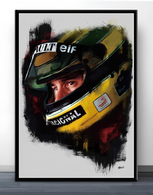 Ayrton Senna - Canvas Print