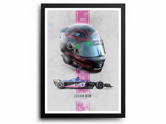 Esteban Ocon - Canvas Print