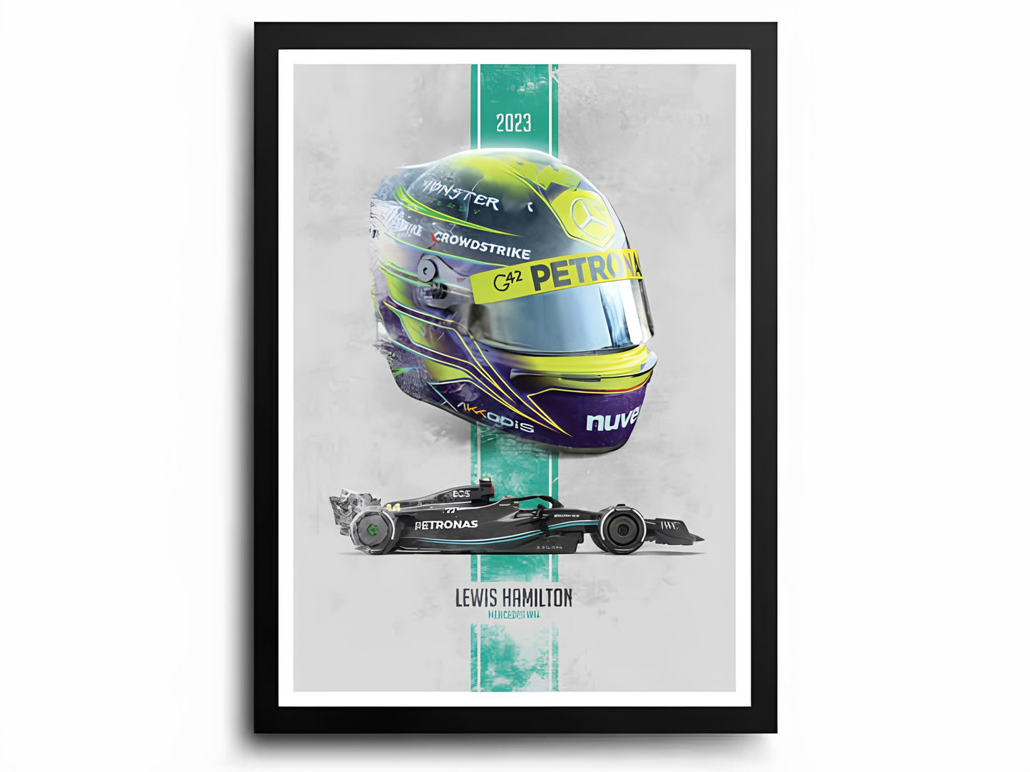 Lewis Hamilton - Canvas Print